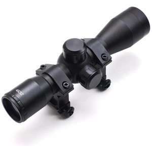 4x32 Scope Crosshair Optics Hunting Gun Scope Compact Scope with Free Mounts