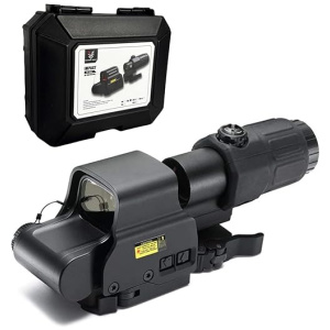 558 Red Dot Holographic Reflex Sight and G33 Magnifying Glass,Red Dot Holographic Sight Scope Reflex Sight and Magnifier Combo.