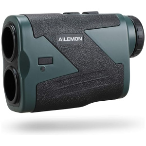 AILEMON Laser Rechargeable Golf/Hunting Range Finder 1000/1200 Yards 6X Magnification USB Charging Laser Rangefinder