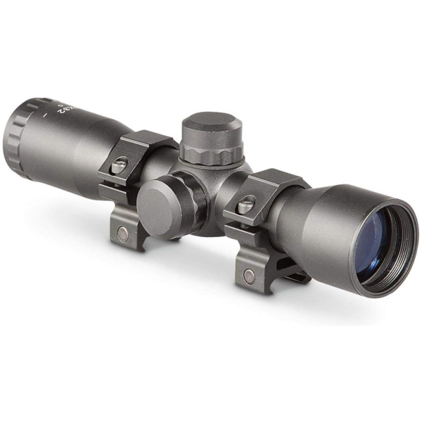 Aim Sports 4X32 Compact Rangfinder Scope with Rings