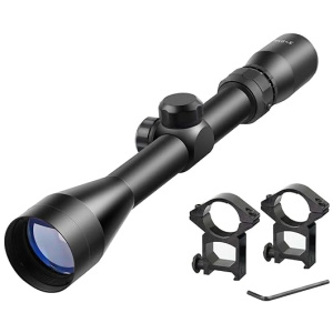 Beileshi 3-9x40 Optical Rifle Scopes with Rangefinder Reticle 20mm Mounts
