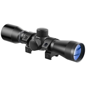 Beileshi 4x32 Compact Rifle Scope Crossbow Scope,Crosshair Optics Hunting Scope with 20mm Free Mounts