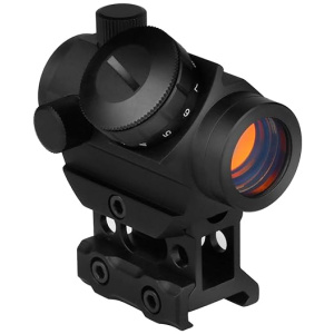 Beileshi Red Dot Sight, 4 MOA Compact Red Dot Gun Sight Rifle Scope with 1 inch Riser Mount
