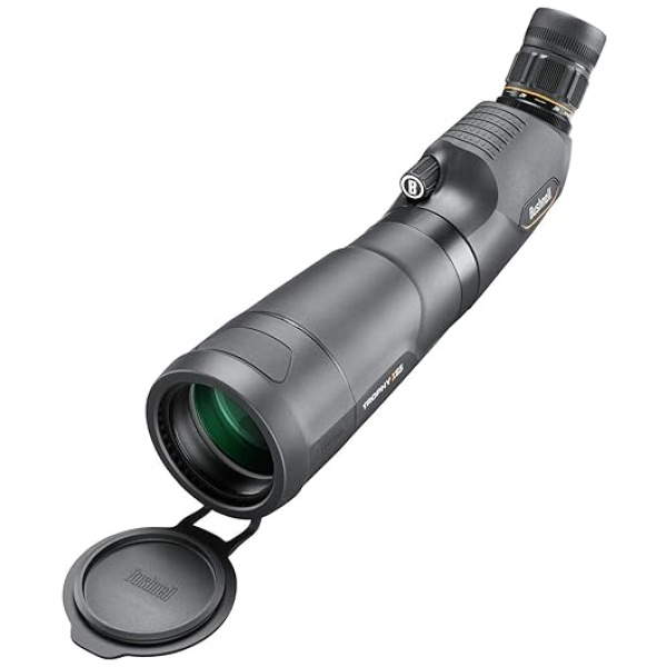 Bushnell unisex adult Bushnell 887520B Trophy Xtreme Spotting Scope 20 60x65 Black Porro 45 Degree FMC WP 6L, Black, Large US