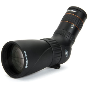 Celestron – Hummingbird 56mm Angled Spotting Scope – Ultra Portable Micro Spotting Scope – 9-27x Zoom Eyepiece – Fully Multi-Coated and ED Glass...