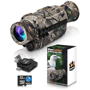 CREATIVE XP Digital Night Vision Monocular for 100% Darkness - Travel Infrared Monoculars, IR High-Tech Spy Gear for Hunting & Surveillance - Save...