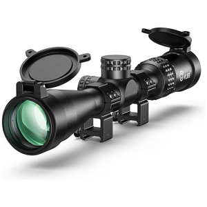 CVLIFE JackalHowl F02 Rifle Scope - 1-inch Tube SFP Rifle Scope with Free 20mm Scope Rings - Second Focal Plane