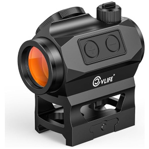 CVLIFE JackalHowl Red Dot Sight with Motion Awake and Auto Off, 1x20mm 2MOA Red Dot Rifle Scope with Absolute Co-Witness Riser, IPX7 Waterproof &...