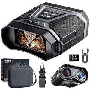DOOCK Night Vision Binoculars Military Grade,Night Vision Goggles for Adults 3” Large Screen NVG Goggles Rechargeable Binoculars with Camera,...
