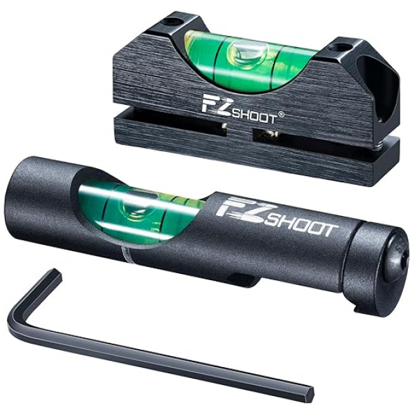 EZshoot Scope Leveling Kit, Scope Level for Single Picatinny Rail and Universal Magnetic Scope Level Tool,High Precision Scope Bubble Level