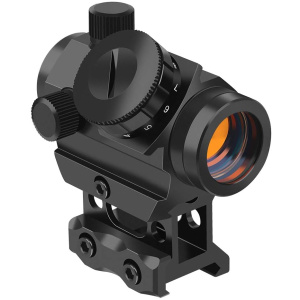 Feyachi RDS-25 Red Dot Sight 4 MOA Micro Red Dot Gun Sight Rifle Scope with 1 inch Riser Mount