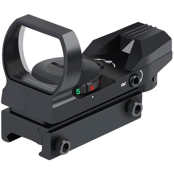 Feyachi Reflex Sight, Multiple Reticle System Red Dot Sight with Picatinny Rail Mount, Absolute Co-Witness
