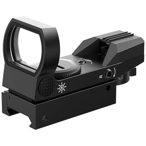 Feyachi Reflex Sight Red Green Dot Optics 4 Adjustable Reticles Sight with Button Brightness Adjustment