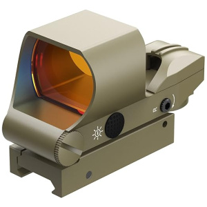 Feyachi RS-61 Reflex Sight, Multiple Reticle System Red Dot Sight with Picatinny Rail Mount