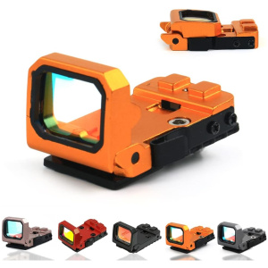 Flip Up Red Dot Compact Flip Reflex Sight Red Dot Compact RMR Flip for Mounts and Slides for Outdoor Hunting with Heightened Base for Rifle Pistol...
