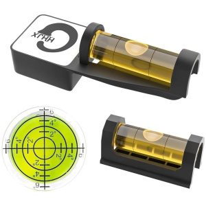 GHHJX Scope bubble level Tool, Scope Mounting level Kit,Professional Magnetic Scope Leveling Tool ,3 Pieces (Brown)