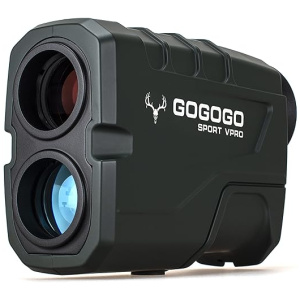 Gogogo Sport Vpro Green Hunting Rangefinder -1200 Yards Laser Range Finder for Hunting and Golf with Speed, Slope, Scan and Normal Measurements,...
