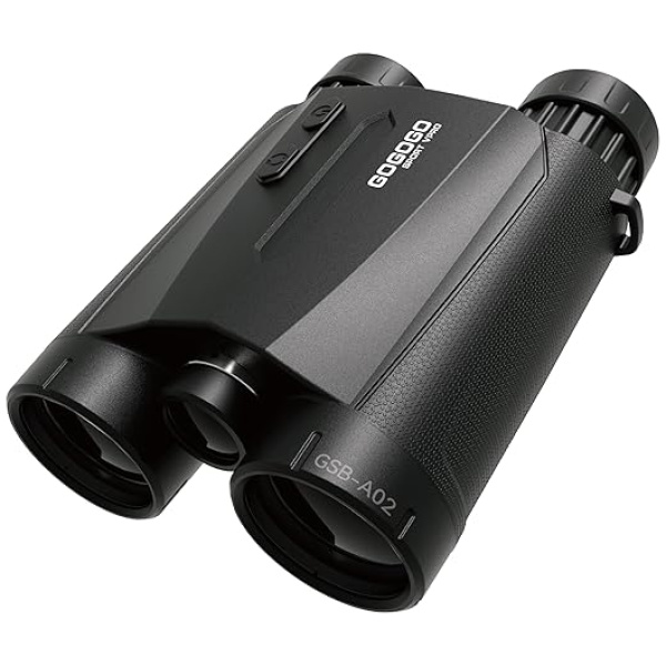 Gogogo Sport Vpro Wildlife Ulra-Clear View 1500/2500 Yard Laser Rangefinder Binocular for Archery/Bow Hunting/Shooting/Birdviewing, 8x42 (2500 Yard)