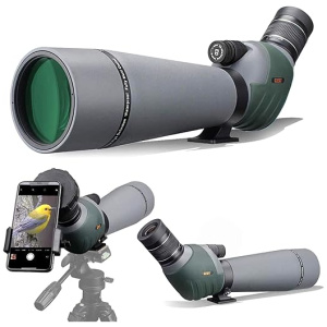 Gosky 20-60x80 Dual Focusing ED Spotting Scope - Ultra High Definition Optics Scope with Carrying Case and Smartphone Adapter for Target Shooting...
