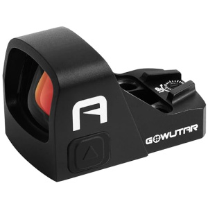 GOWUTAR A17 Shake Awake RMSc Micro Red Dot Sight 2 MOA Compact Reflex Sight 1x17mm Rifle Scope with Picatinny Mount (Red Dot)