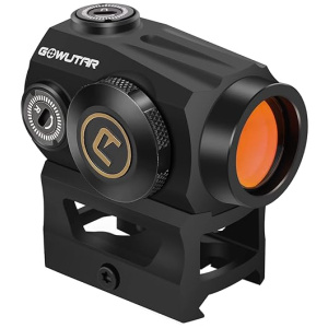 GOWUTAR HHC-B22 Shake Awake Red Dot Sight 1x20mm 3MOA Compact Reflex Sight Rifle Scope with 2 Picatinny & Weaver Rail Mounts