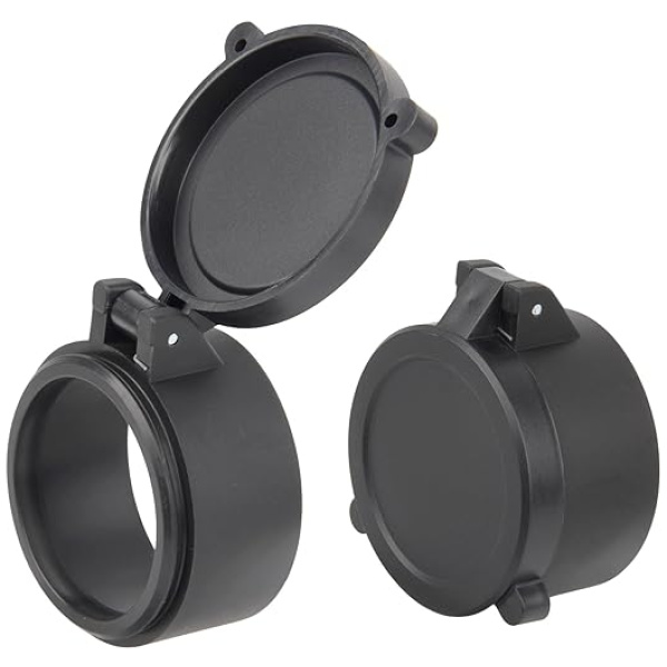 KASENTE 2 Pcs Rifle Scope Covers Red Dot Flip Up Sporting Optic Caps