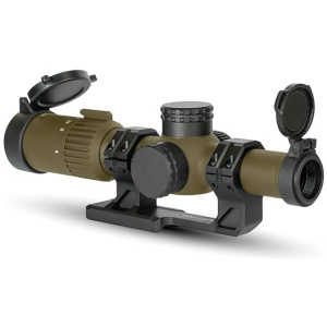 Monstrum Banshee 1-4x24 LPVO Rifle Scope with Offset Scope Mount