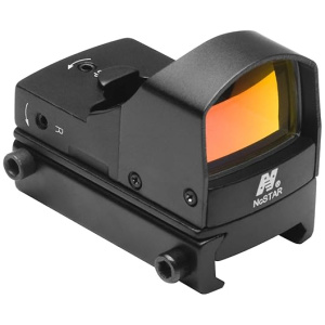 NcStar Compact Tactical Red Dot Reflex Sight/Weaver Base/Black (DDAB)