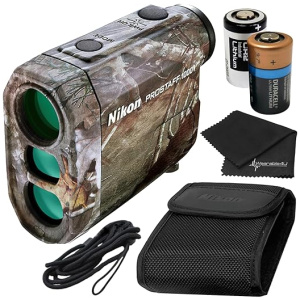 Nikon Laser Rangefinder PROSTAFF 1000i TrueTimber Kanati - Camo with Wearable4U Bundle