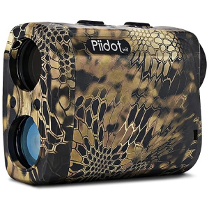 PIIDOTWIT Golf Rangefinder with Slope 600 Yard Rangefinder 6x24mm Waterproof, Pulse Vibration, Carrying Case, Free Battery, Gift Wrap F2
