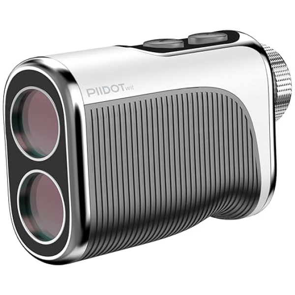 PIIDOTwit Range Finder Golfing with Slope, 1200 Yards High-Precision Flag Pole Locking Laser Golf Rangefinder with Vibration Function and...