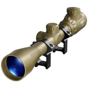 Pinty 3-9X40 Red Green Rangefinder Illuminated Optical Rifle Scope