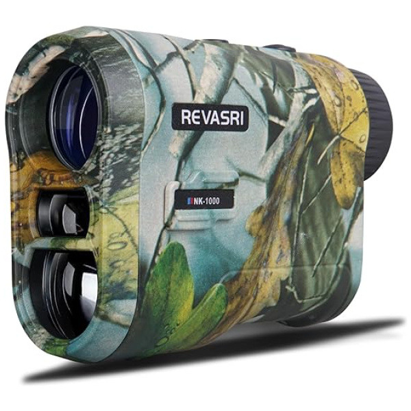 REVASRI Hunting Laser Rangefinder with Rechargeable Battery 1000 Yards Hunting Range Finder with Target Acquisition Technology Easy-to-Use Clear...