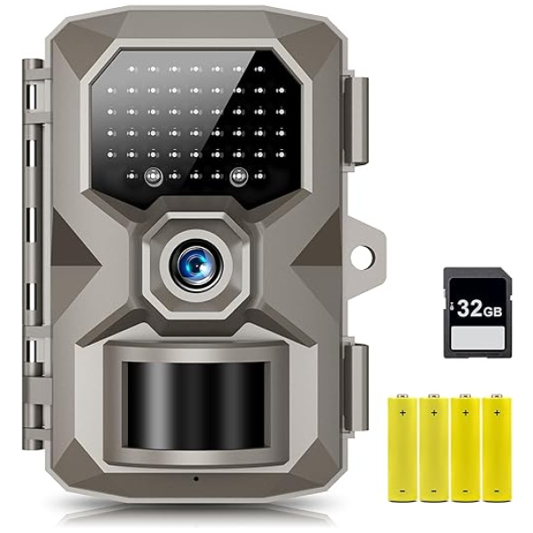 RIGDOO Trail Game Camera - 1520P 24MP Hunting Camera with Night Vision 0.1s Trigger Motion Activated, IP66 Waterproof Deer Camera 120°Wide Angle...