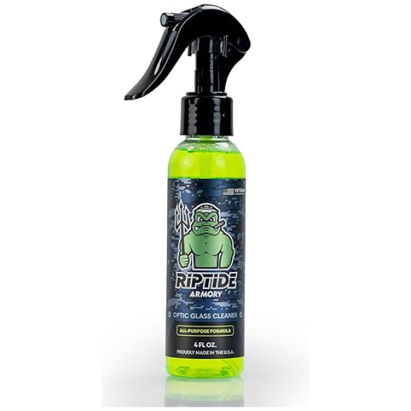 Riptide Armory Optic Glass Cleaner - Ultimate Solution for Pristine Optic Care - Unmatched Detailing Precision & Protection - Veteran Founded &...