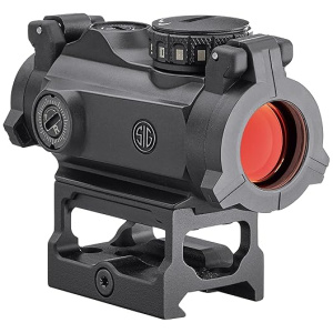 SIG SAUER Romeo-MSR 1x20mm 2 MOA Red Dot Sight | Durable Waterproof Lightweight Ultra-Compact Gun Sight with Flip-Back Lens Covers