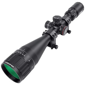 SNIPER MT 6-24x50 Rifle Scope with Red/Green/Blue Illuminated Reticle Riflescope