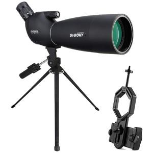SVBONY SV28 25-75x70 Spotting Scopes, HD Spotting Scope with Tripod, Long Range Spotter Scope with Phone Adapter for Bird Watching, Hunting, Target...