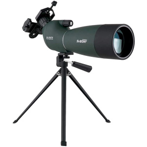 SVBONY SV28 Spotting Scopes with Tripod,Hunting,25-75x70,Angled,Waterproof,Range Shooting Scope,with Phone Adapter,Compact, for Target...