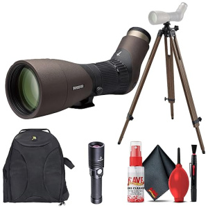 Swarovski ATX Interior 25-60x85mm Spotting Scope Kit (Angled Viewing) + Padded Backpack + Flashlight + Cleaning Kit