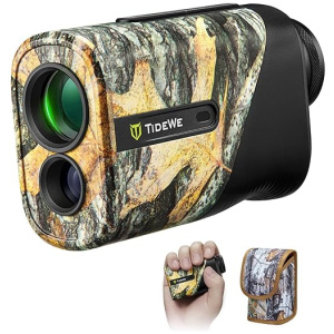 TIDEWE Hunting Rangefinder Mini with Rechargeable Battery, 875Y Laser Range Finder 6.5X Magnification, Distance/Angle/Speed/Scan Multi Functional...