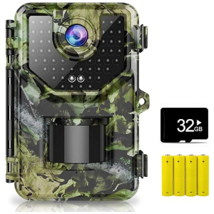 Vikeri Trail Camera, 1520P 20MP Game Camera with Night Vision Motion Activated Waterproof 120°Wide-Angle, 0.2s Trigger Hunting Trail Cam with 48pcs...