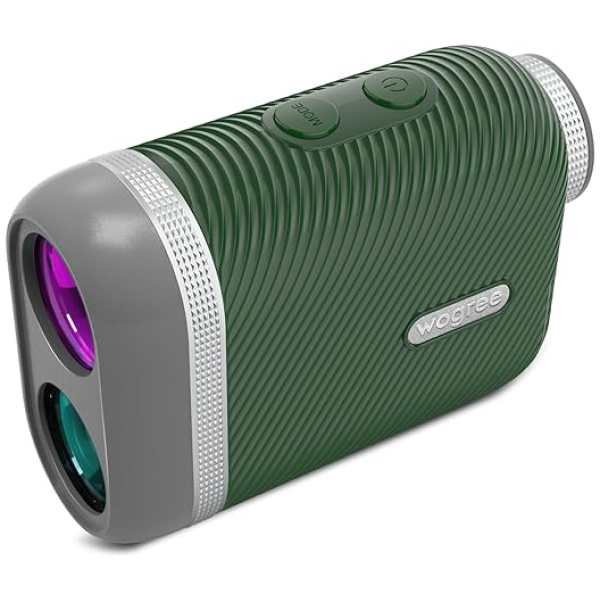 Wogree 1500 Yards Hunting Rangefinder with Bow Hunting Mode (Angle, Height, Horizontal Distance), 6X Magnification, Speed Measurement - Lightweight...