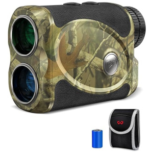 WOSPORTS Hunting Rangefinder, 800 Yards Laser Range Finder with Bow Hunting Mode (Angle, Height, Horizontal Distance) Scanning, Speed Mode for...
