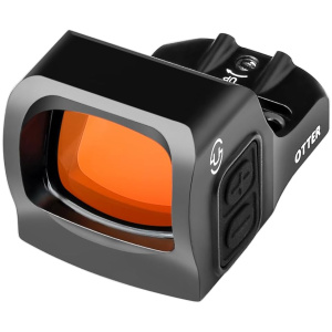 Zulisy Mini Red Dot Sight Otter for RMS RMSc Footprint Mount, 3 MOA Shake Awake Open Reflex Sights 1x21mm Micro Optics